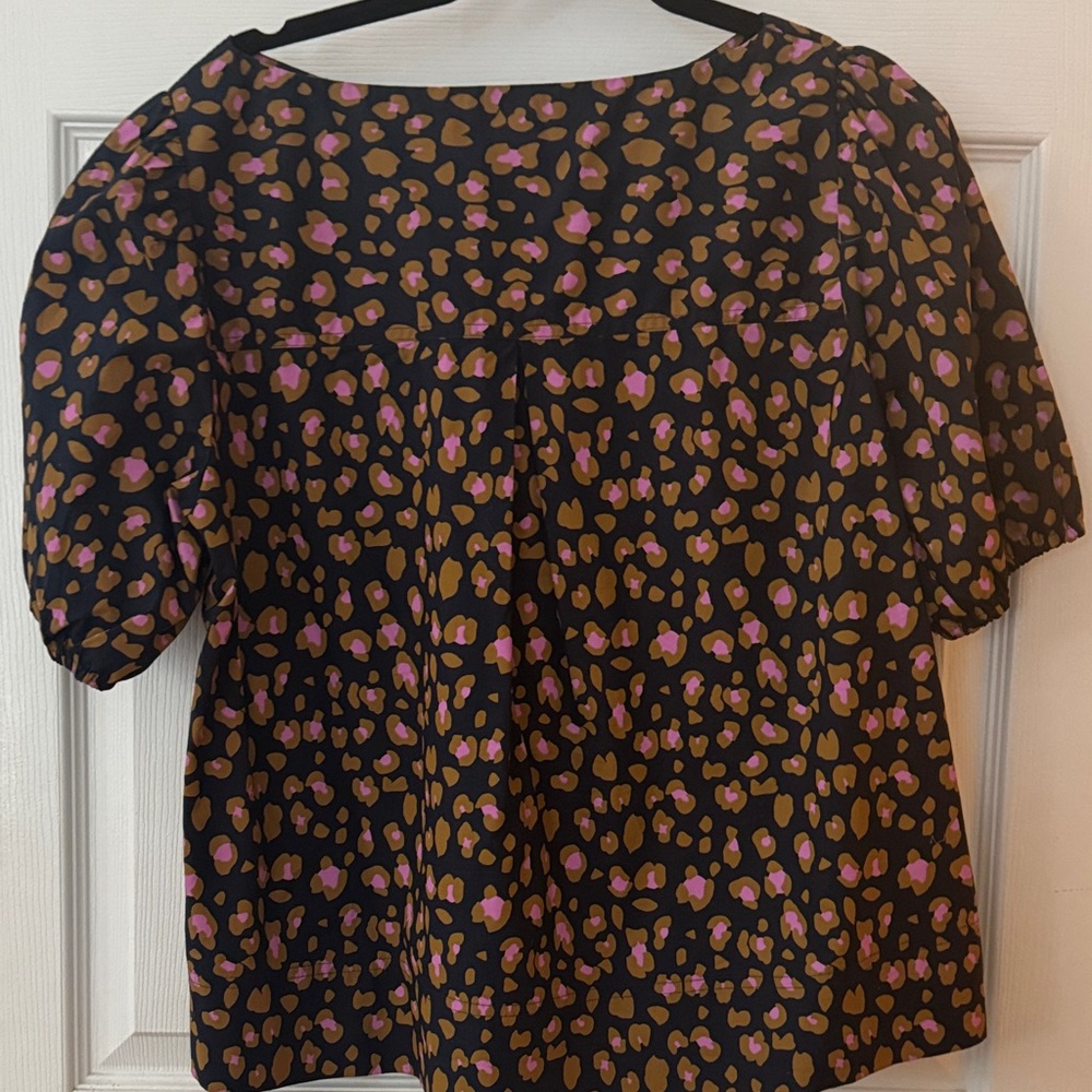JCrew Poplin Top size M